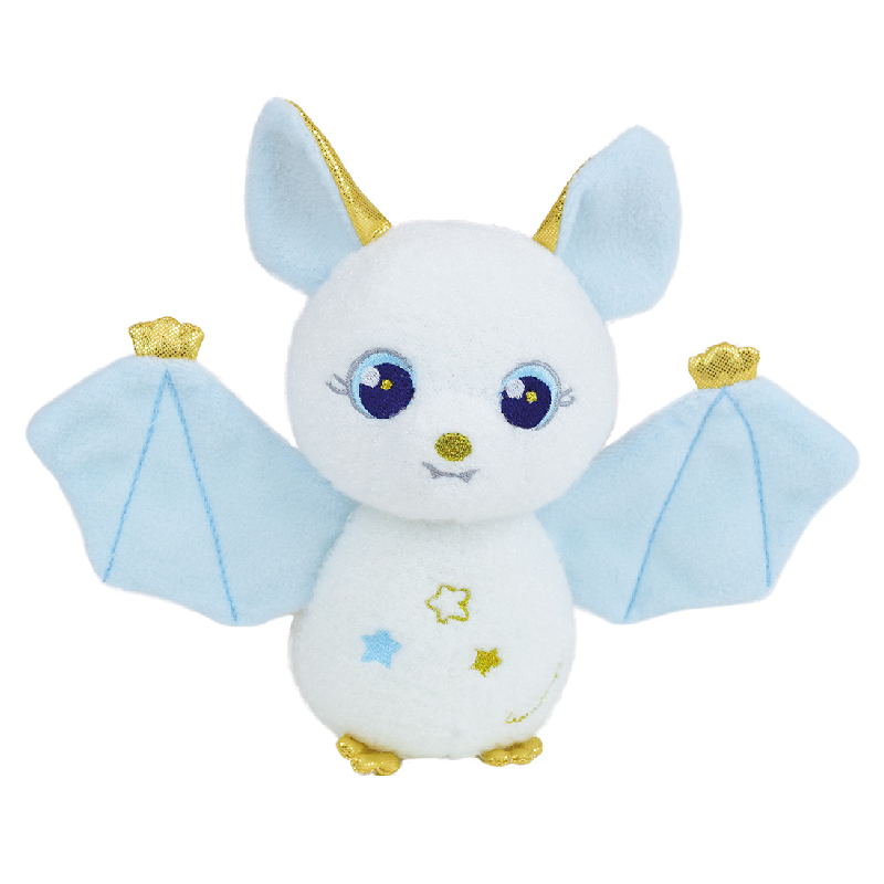  - luminou - peluche luminescente chauve-souris bleu 20 cm 